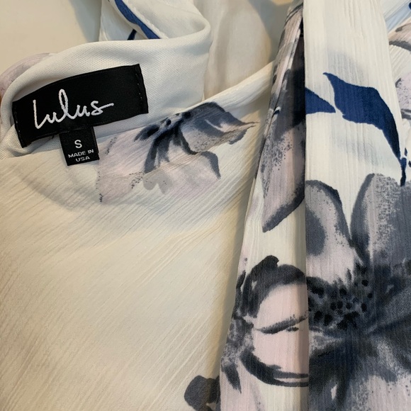 Lulus Darling Dearest White Floral Print Swing Dress - Picture 11 of 12